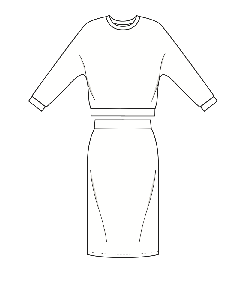 Go Two Piece PDF Pattern